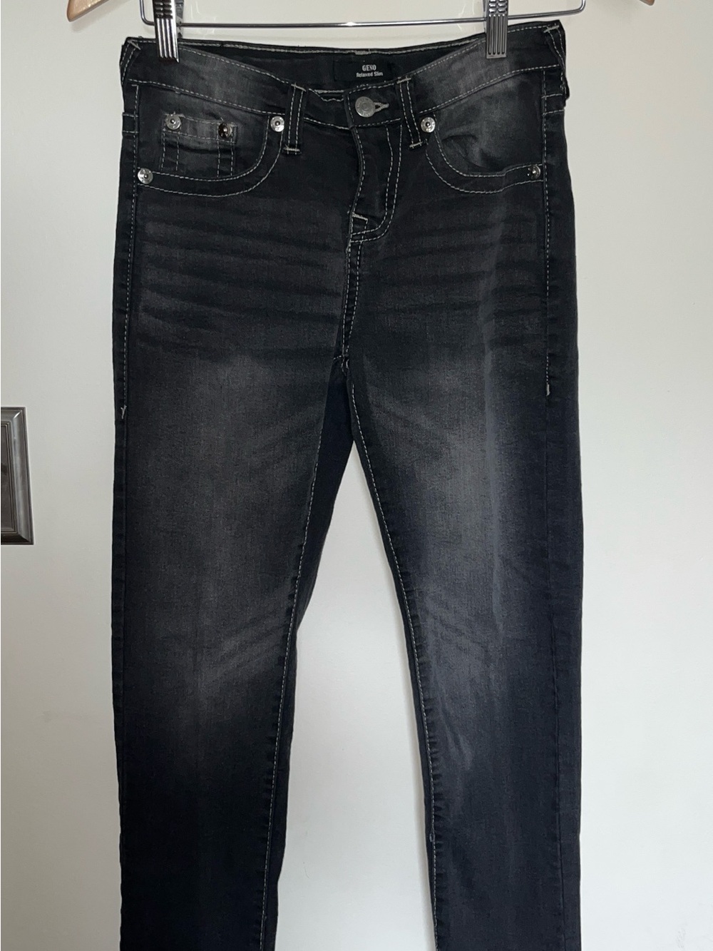 True Religion Black Faded Kids Jeans